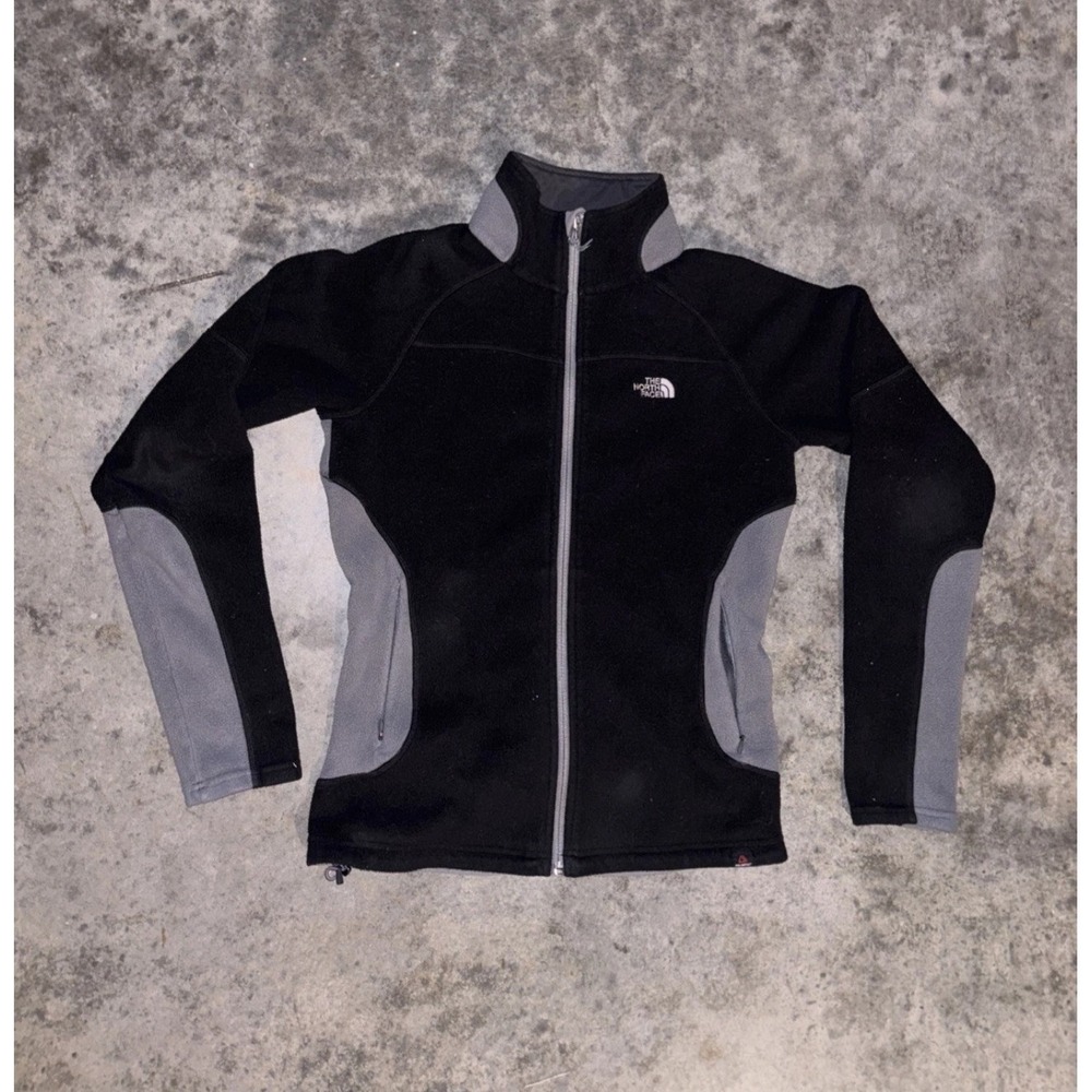 The North Face Jacket Womens Small Black Hiking Outdoors Mock Neck Full Zip
